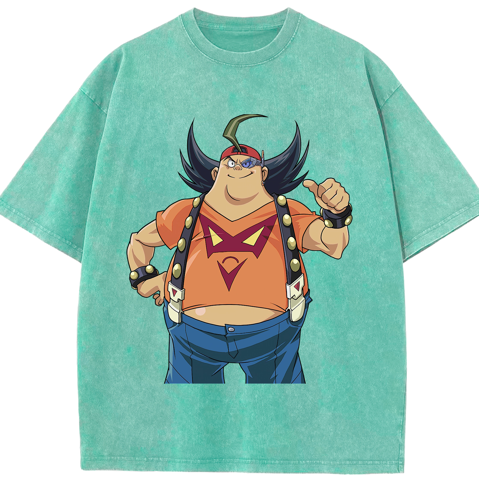 （画像用） 遊☆戯☆王 Yu-Gi-Oh! 綿100% ヴィンテージ風 半袖Tシャツ（フロントプリント）